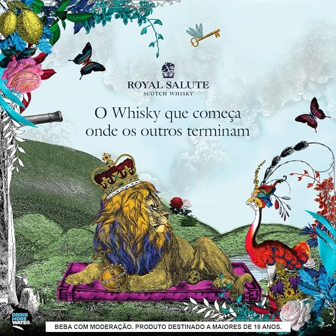 Whisky Royal Salute 21 anos Azul Saphire 700ml