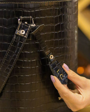 Bag de Couro Legítimo – Para Vinhos e Taças, Disponível em Diversas Cores